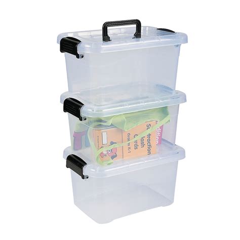 storage boxes with locking lids